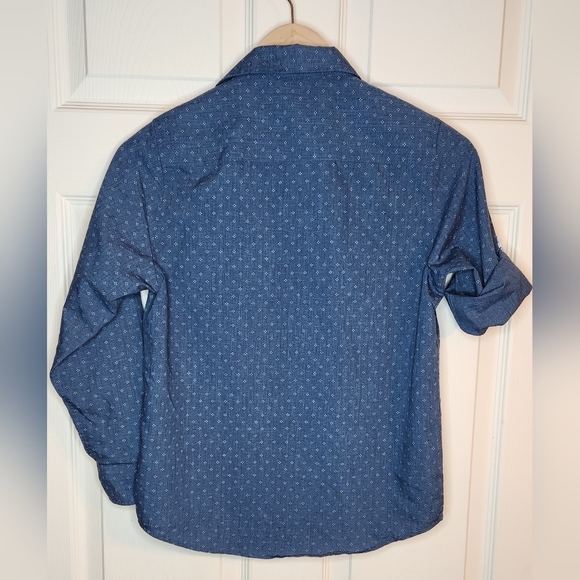Boy's LEVEL 10 Langston Roll Tab Button Down Shirt - M (10-12) - Picture 7 of 7